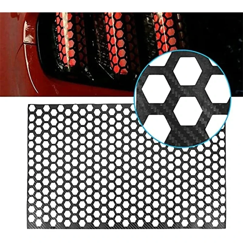 Honeycomb Pattern Taillight Protector Sticker, Universal Car Rear Light Film, Auto Exterior Mod Decor Accessory
