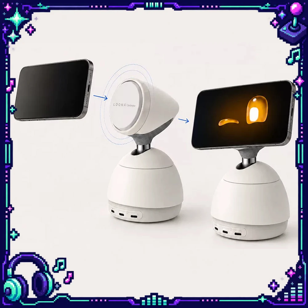 LOONA Deskmate Desktop AI Robot Smart Office & Study Assistant Cross-Device Application Collaboration For iPhone12 and Above