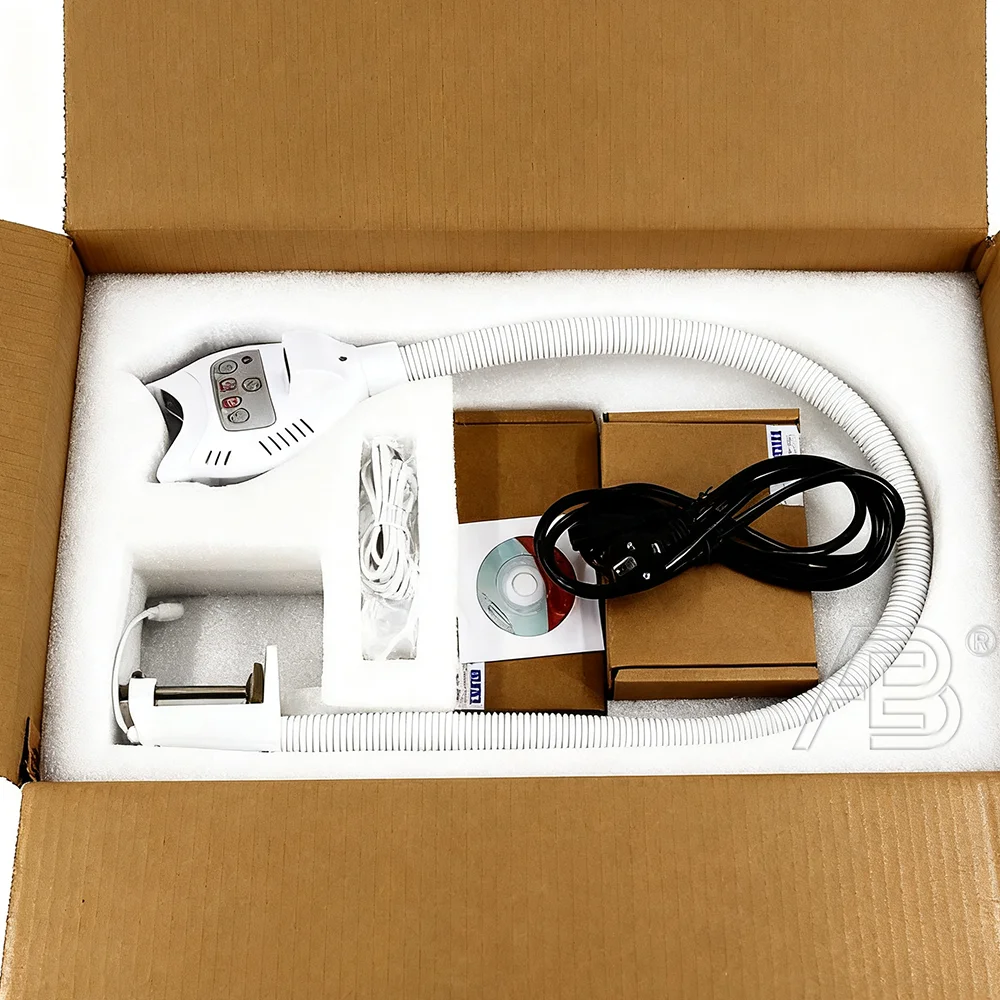 40W LED Clip-on Portable Teeth Whitening Machine Locking Screw Type Bleaching Accelerator Dental Whitening Device