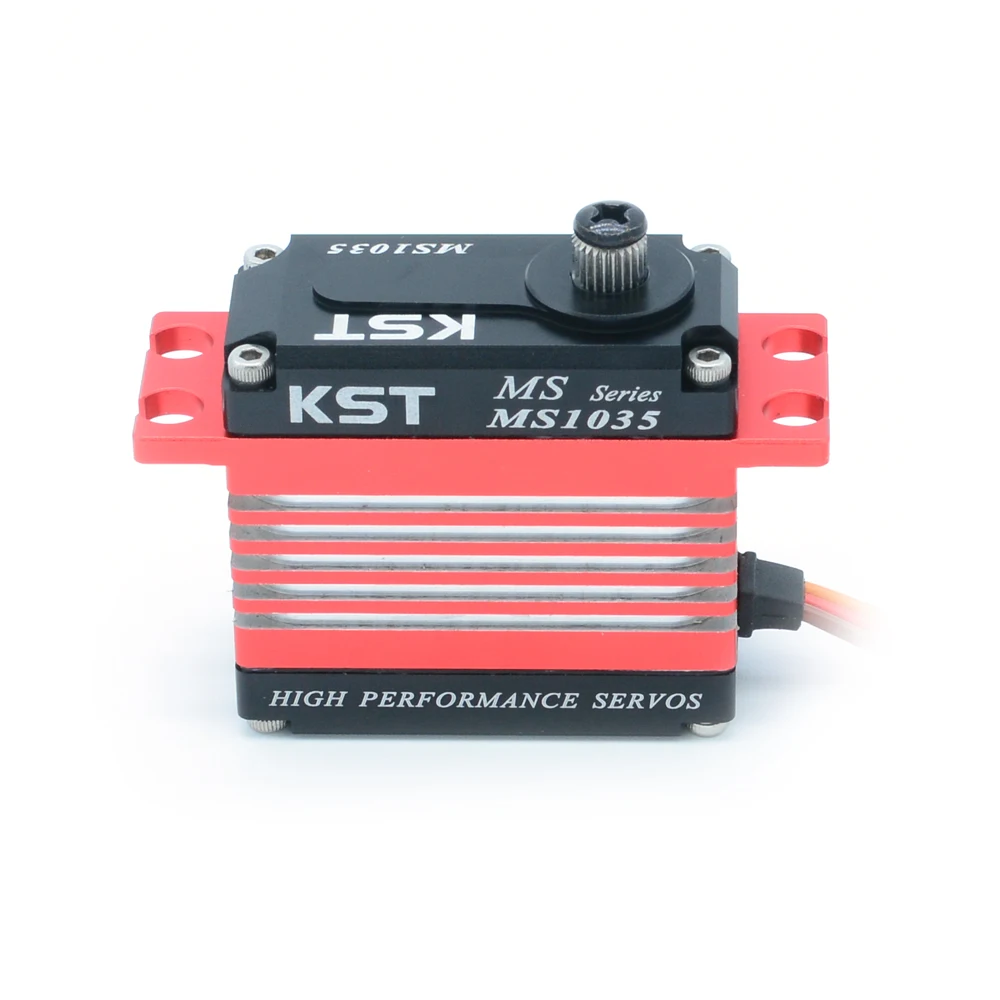 Motor Servo Digital Kecepatan Tinggi Kelas 550-700 Mg 2026 Berkualitas Tinggi Kst Ms1035 7.4v 10.5kg 0.035detik 12kg untuk Pa