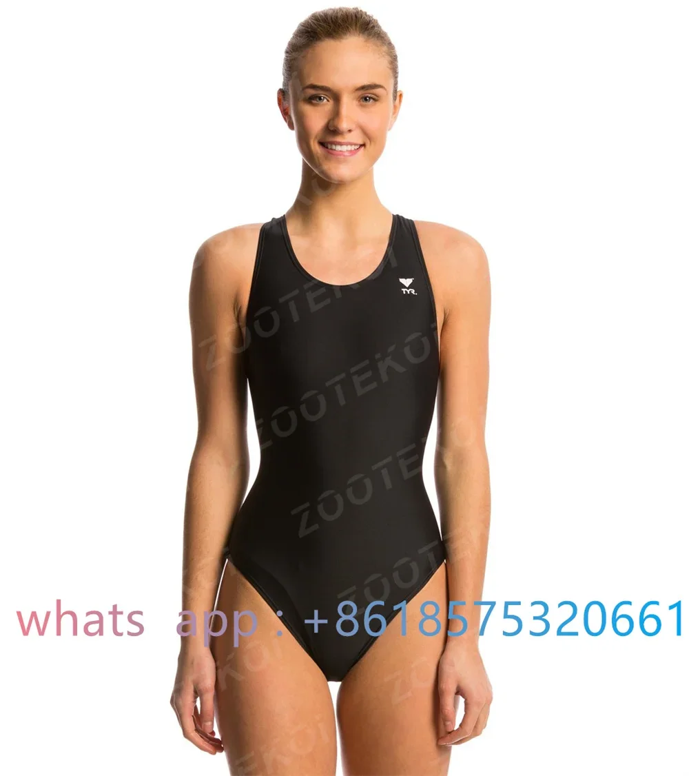 Women's  eco Solid Maxfit One Piece Swimsuit  suits for all ages competition Swimsuit training and racing suit Swimsuit