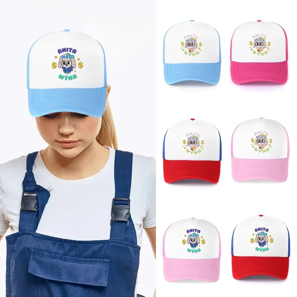 Oddychająca czapka Anita Max Wynn Modna regulowana miękka czapka typu Trucker Potrzebuję Max Win Czapka unisex