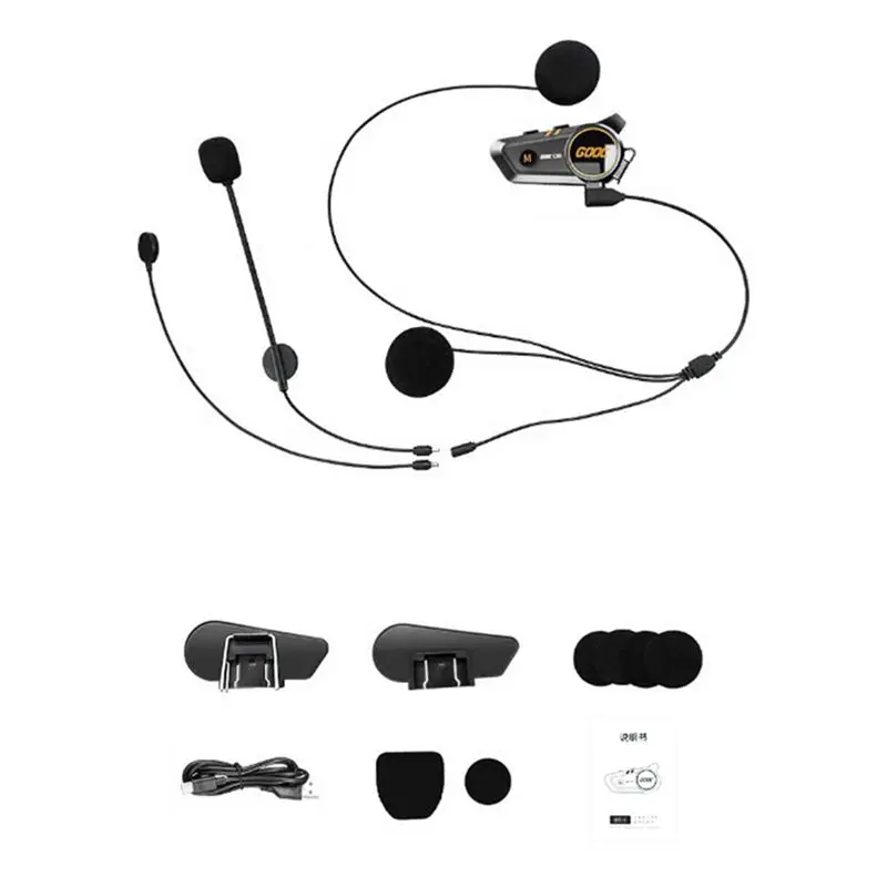 

Efficientt-Motorcycle Earphone Helmets Headset 5.3 Bluetooth Headphones Wireless Earphone Bike Earphone Handsfree 3D Stereo Earb