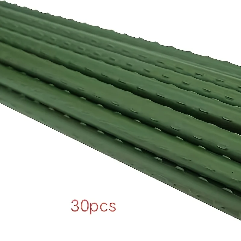 72-Inch Garden Stakes, Tomato Stakes with Plastic Coated Metal Plant Sticks, Stakes Supports for Both Indoor