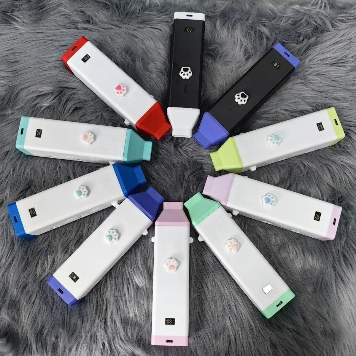 Fursuit Animal Fan Cute Compact and Convenient Handheld Hanging Neck for Heat Dissipation Electric Fan for Kig Kemono Accessorie