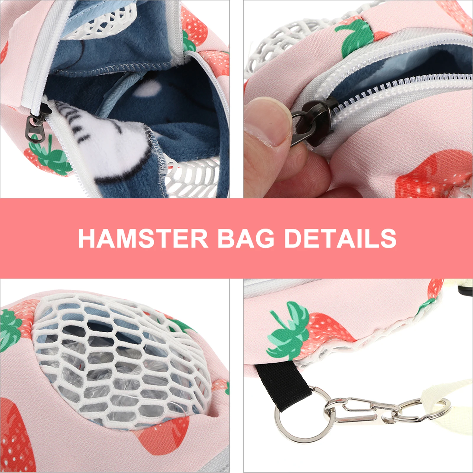 

Carrying Case Hedgehog Travel Bag Hamster Chinchilla Tote Bags Pet Sling Supply Carrier