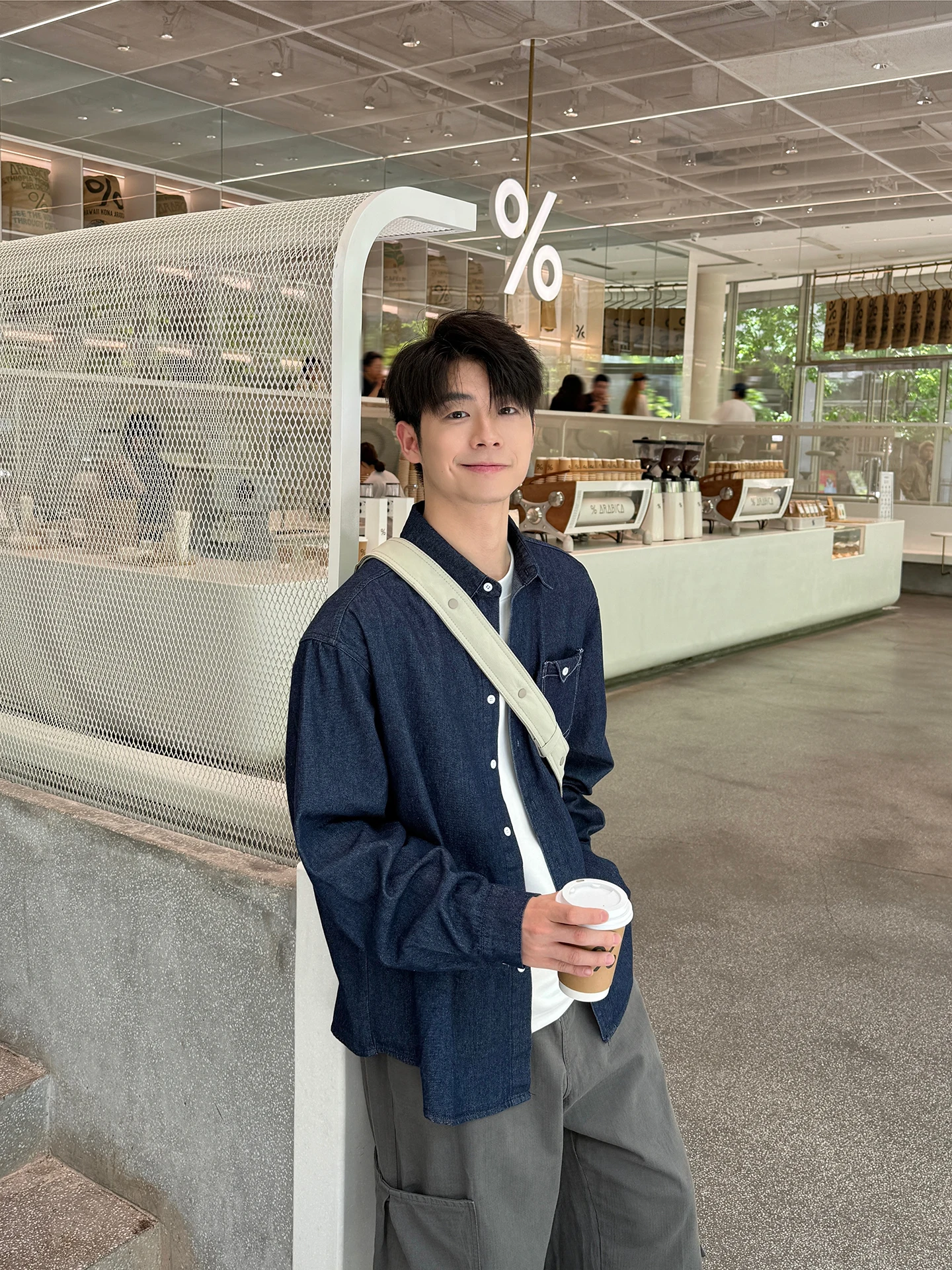 

Свободный крой, повседневная мужская джинсовая одежда Long Sve, базовый цвет, осеннее новое поступление, верхняя одежда, топ, молодежный тренд, хлопок Po...