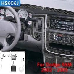 For Dodge RAM 2002 2003 2004 2005 Carbon Fiber Cars Accessories Interior Grar Door Handle Air Outlet Trim Sticker Decoration