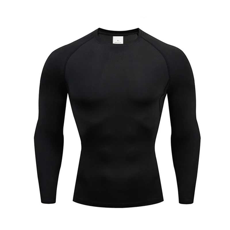 Compression Running T-shirt Fitness Tight Long - Image 2