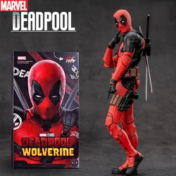 New ZD Toys Deadpool & Wolverine Model 7in 1/10 Action Figures Deadpool Model Marvel Superheroes Collection Ornaments Boys Gifts