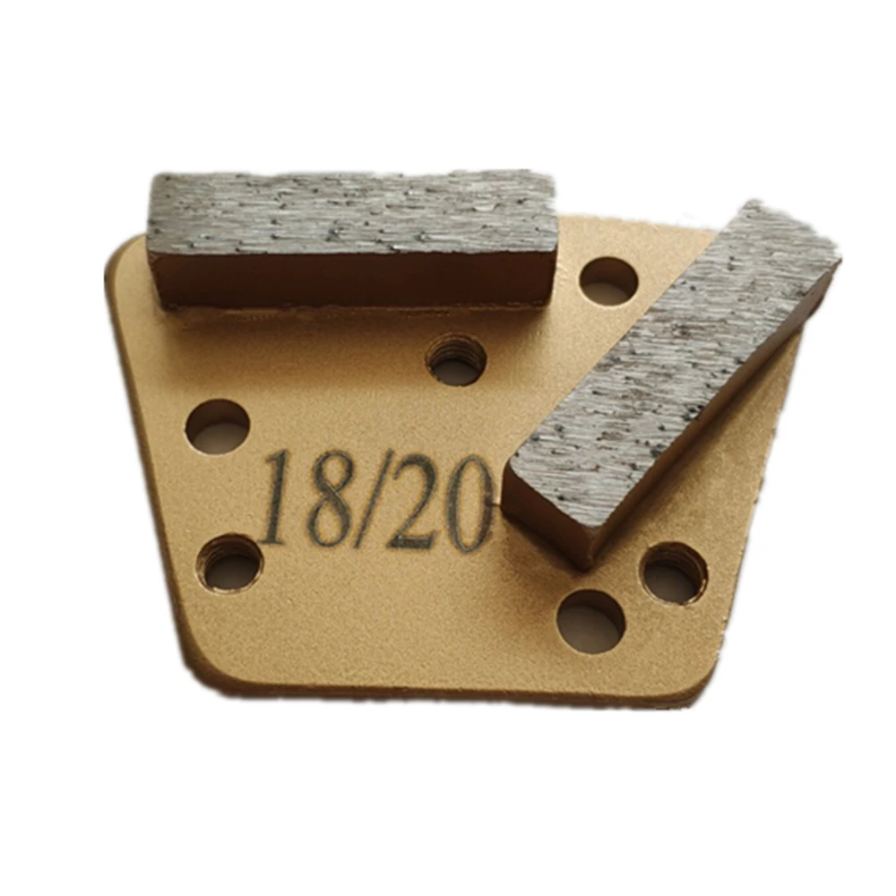 

ASL53 Blastrac Concrete Grinding Segments Six Holes Trapezoid Blank M6 Thread Connection Klindex Grinding Shoes for ASL Grinder