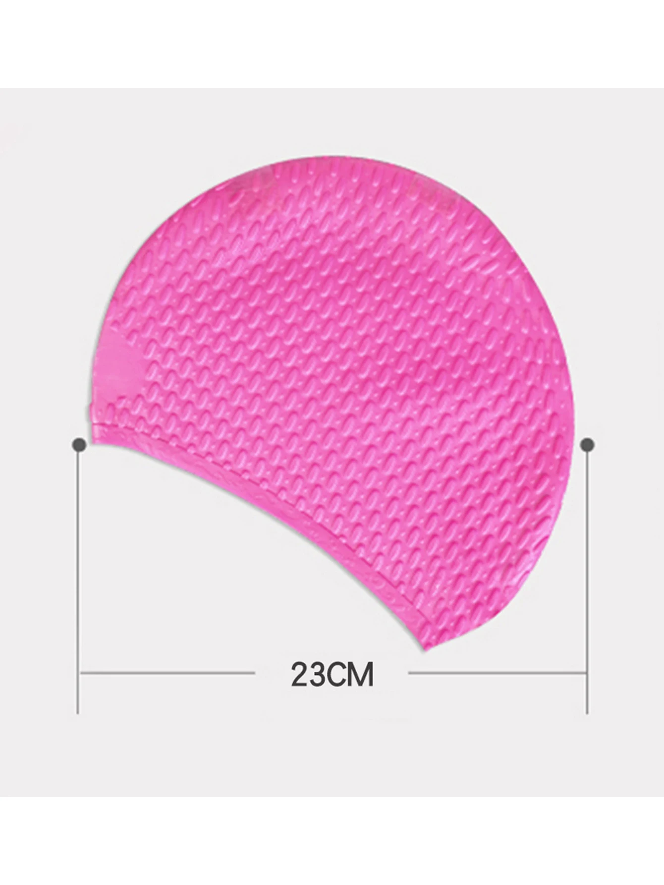 Schwimmkappe, Wassertropfenkappe, Tauchkappe aus Silikagel für Jungen und Mädchen, Erwachsene, Schwimmkappe für langes Haar, wasserdicht, bequem, professionell – Detail 9