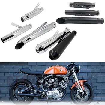 Silencieux d'échappement universel pour Moto, rétro, Vintage, classique, galvanoplastie, pour cg125 sr400 cb500 vt500 CM300 500 Cafe