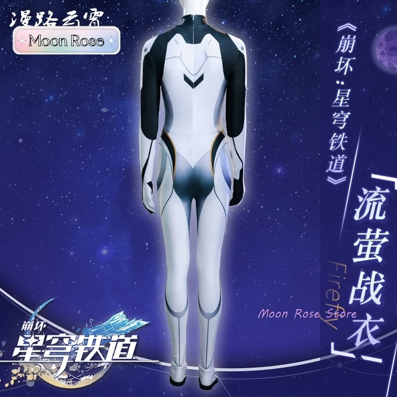 Firefly Cosplay Costume Honkai Star Rail Firefly Cosplay Costume Women Sexy Jumpsuit Outfits Halloween Full Set 2024