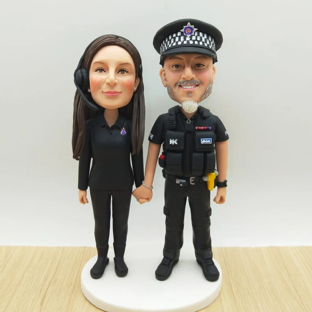 

Figura Personalizada Cuerpo Entero Clay Figurine Gift for Him Her Couple Wedding Anniversary Figurine Personalised Art
