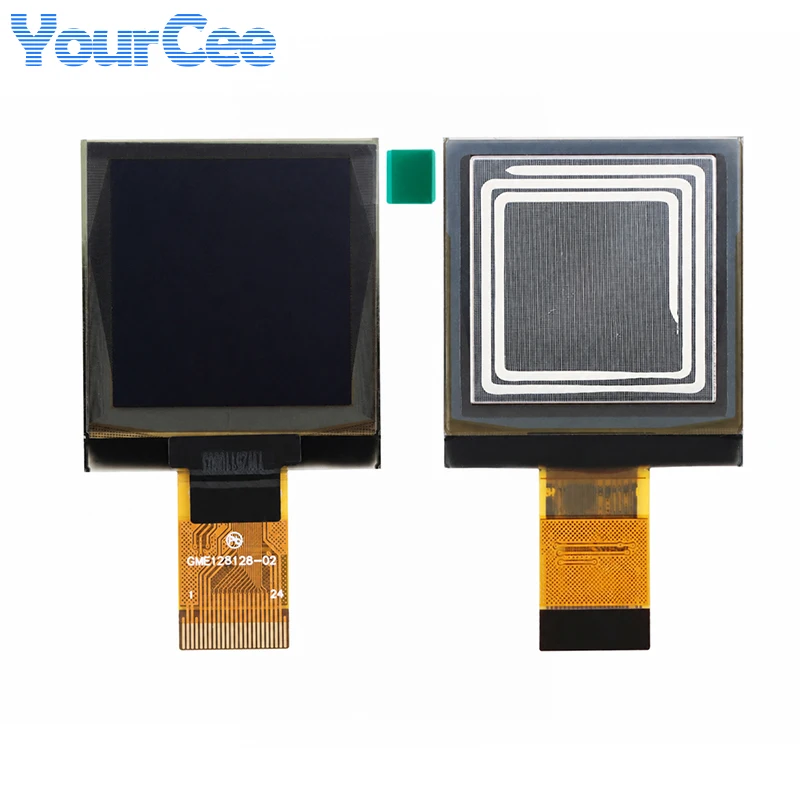 1,5-calowy moduł wyświetlacza OLED LCD 1,5" z sterownikiem SH1107, ekran z portem szeregowym 128*128 128x128, biały ekran bez obudowy — zdjęcie produktu 3