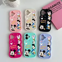 Case For VIVO Y28S Y18 Y18E Y22 Y22S Y28 Y78 V29 Lite Pro 5G Y03 Y18 Y18E Y100 V30SE V40SE cover Cute Disney Mickey Minnie Mouse
