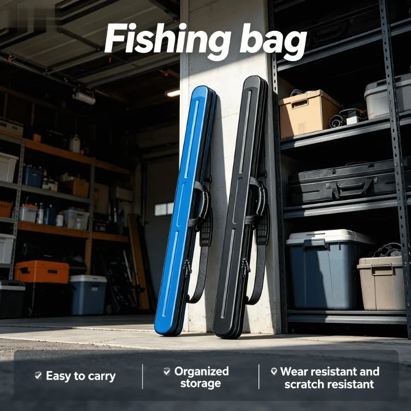 Ultra Light Portable Fishing Storage Bag Lightweight Hand Held Rod Case Small Fishing Travel Bag Hard Shell Fishing Rod Case