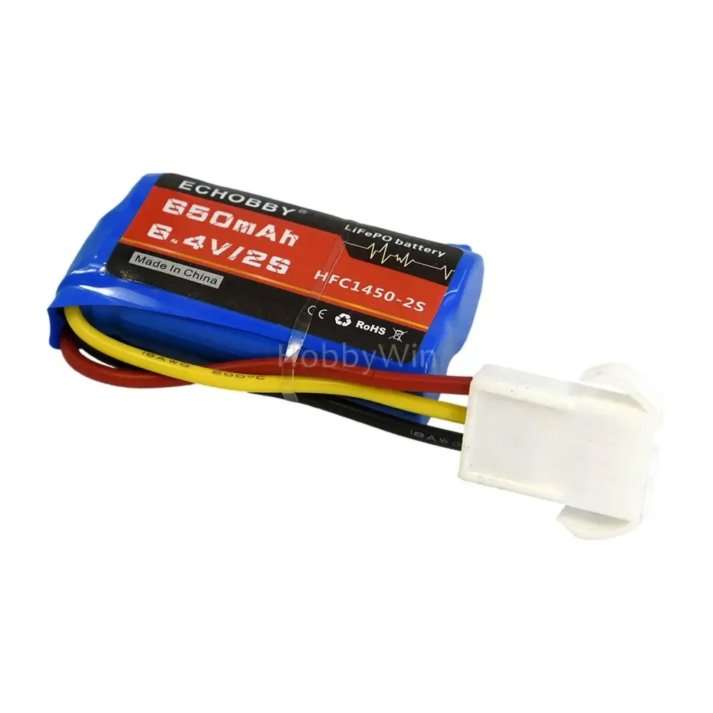 6.4V 2S 650mAh batteria di durata EL4.5-3P spina femmina P-TO-R per RC Truck Racing Car Speed Boat