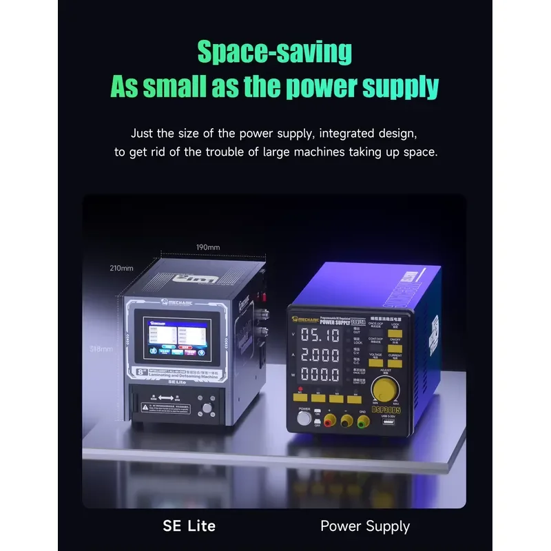 DY MECHANIC SE Lite 8 Inch LCD Screen Repair Machine Smart Alignment Bubble Equipment for Flat Curved Mobile Phone