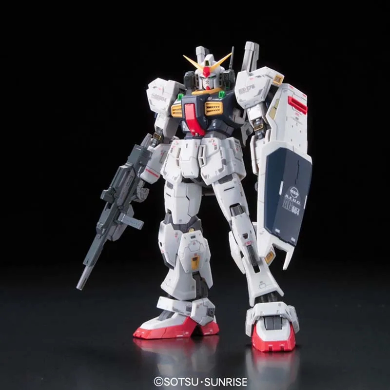 Bandai-Kit de figurines d'anime Gundam pour enfants, figurines d'action Gundam, RG 1/144, Mk 2 AEUG, Mobile imbibé, Gunpla, jouets pour garçons, cadeaux pour enfants