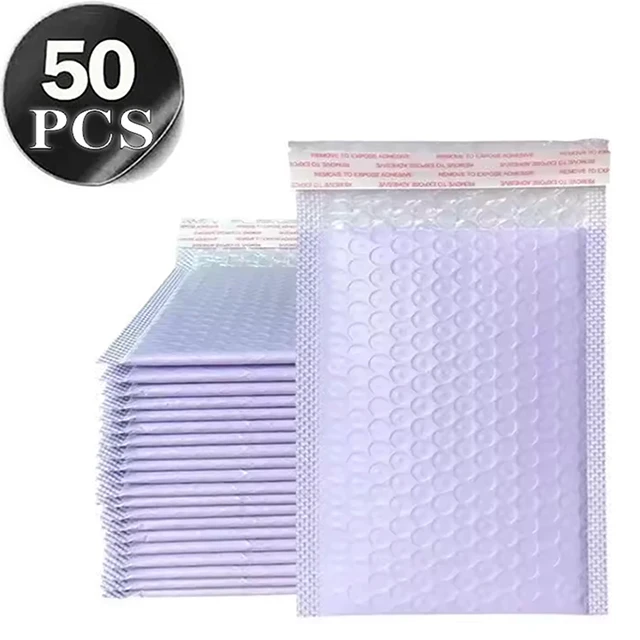 50 Pcs Multi Colors Envelope Mailing Shipping Packaging Small Business Supplies Shipping Packages Bubble Mailer Envelope Packing image 3