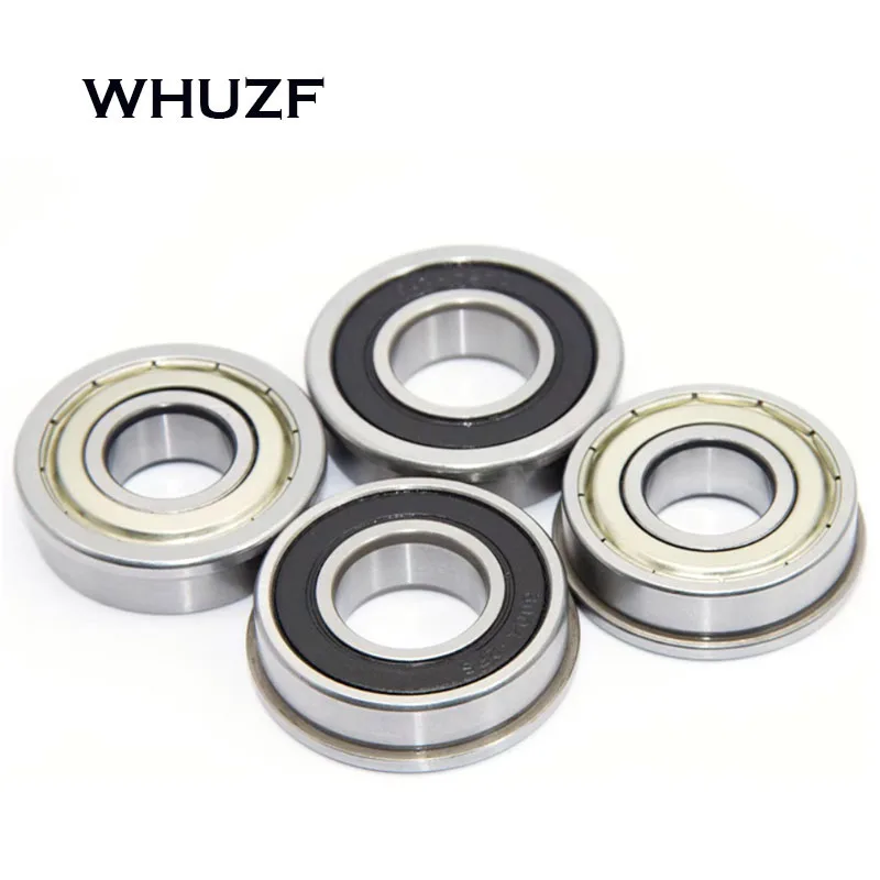 10 قطعة SF687ZZ 7x14x5 مللي متر ABEC-7 مصغرة شفة محامل رقيقة الفولاذ المقاوم للصدأ تحمل أجزاء طابعة ثلاثية الأبعاد SF687Z محامل ذات حواف