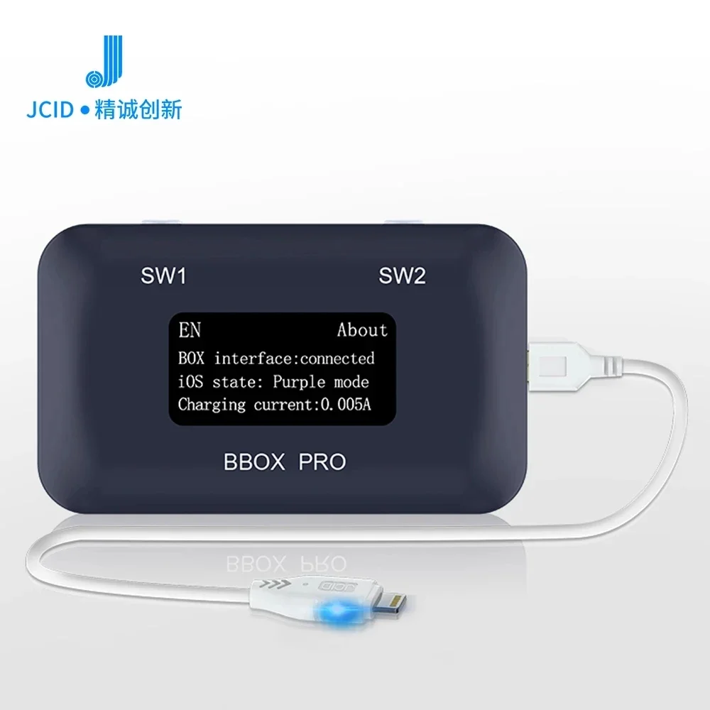 JC B-BOX C3 Pro DFU Box Window DCSD Cable for IOS A7-A11 One Key Purple Mode For IPhone & IPad Modify Syscfg Data Read Write