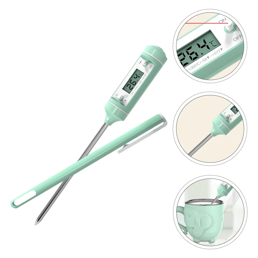 

Water Thermometer Measuring Tool Supplies Meat Electronic Probe Cooking Kitchen Temperature for Baby Milk Food