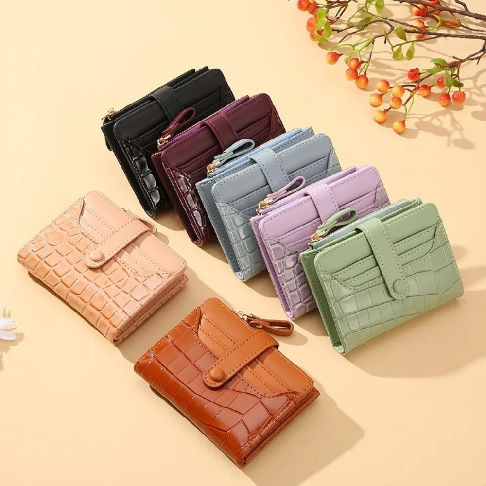 Damen Karten tasche Frauen kurze Brieftasche kleine Geld klammer Brieftasche Luxusmarke Leder Geldbörse für Frauen Clutch weibliche Geldbörse