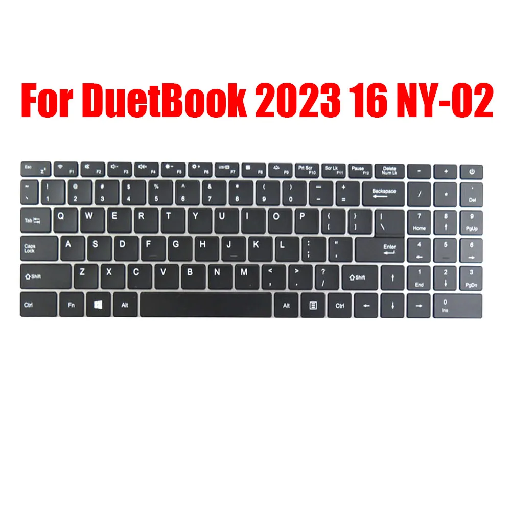 

Laptop Keyboard For Funyet For DuetBook 2023 16 Inch NY-02 English US Black With Backlit New