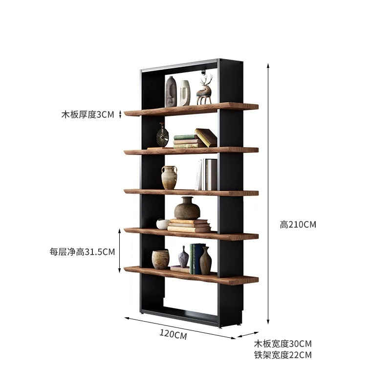 

Перегородка из кованого железа в индустриальном стиле, книжная полка, стеллаж для хранения от пола до потолка, гостиная, офисная полка для хранения дисплей