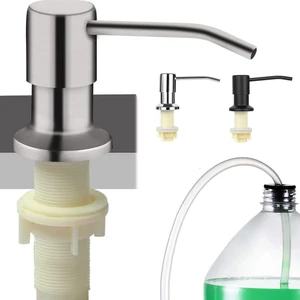 Sink Soap Kitchen sink dispenser, built -in countertop with extension pipe kit, there is no need to fill the littl 12 Main sales dispenser soap - №12