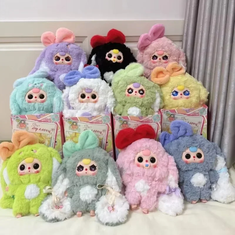 

New Baby Three Little Rabbit Return Series Cute Plush Decorative Pendant Mysterious Blind Box Birthday Gift Christmas Gift