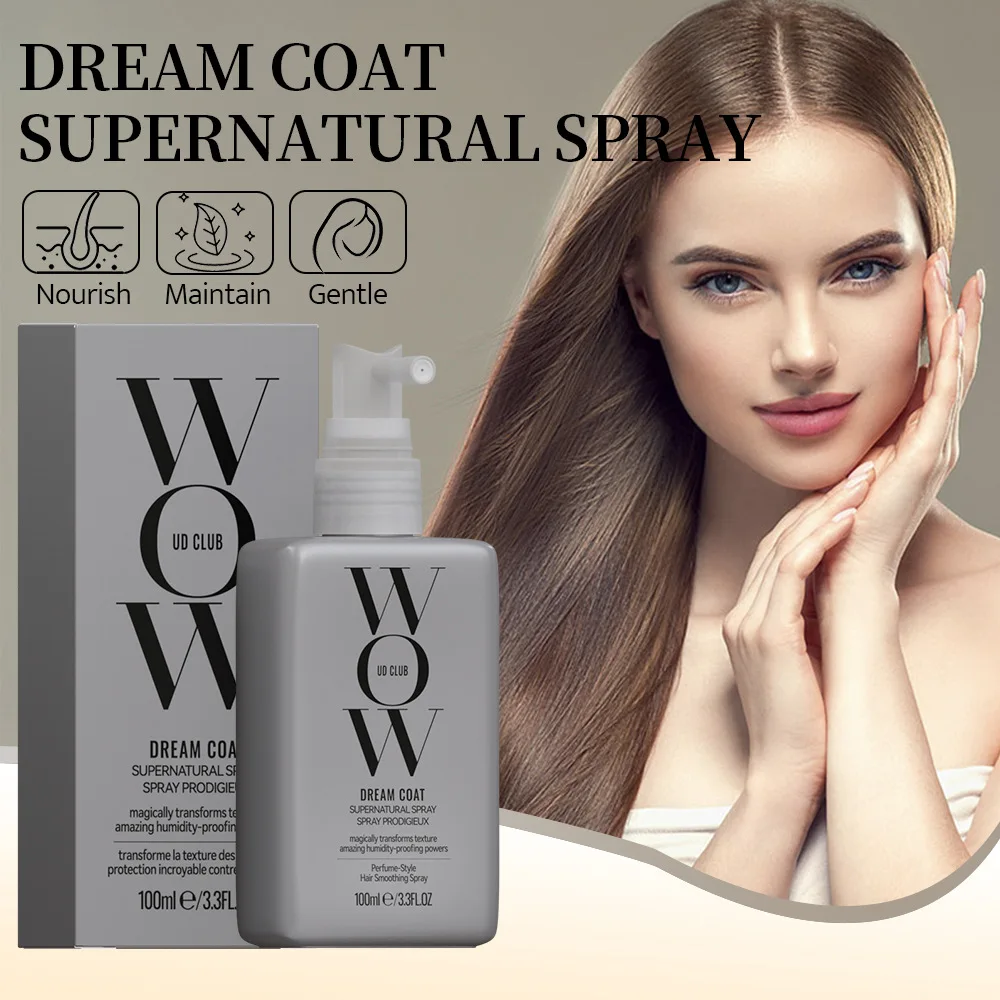 واو دريم كوت الشعر زيت طبيعي العناية بالشعر رذاذ تغذي الشعر تحسين نسيج الشعر النعومة الطبيعية لا شطف منتجات العناية