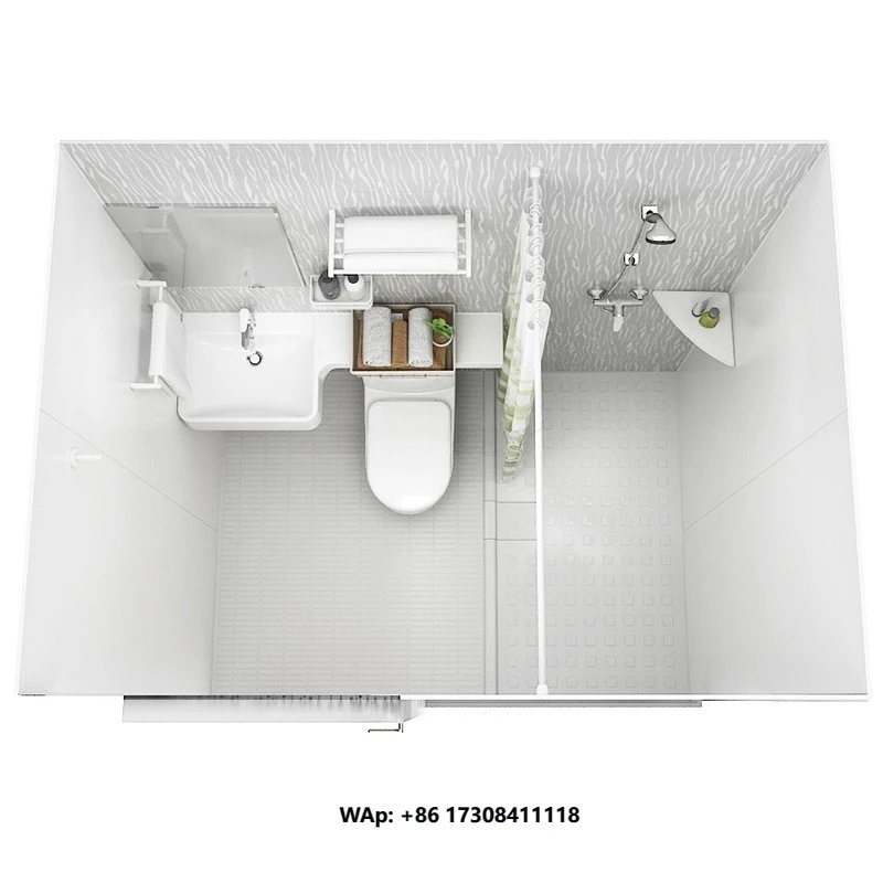 SMC Modern Design Prefabricated Modular Bathroom Integrated Bathroom Pods