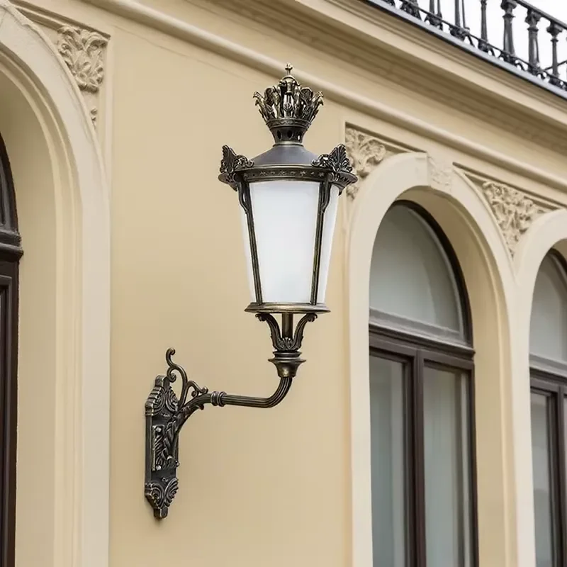 Outdoor Wall Lamp Waterproof European Style Exterior Wall Villa Staircase Door Corridor Balcony Garden LED Wall Lamp