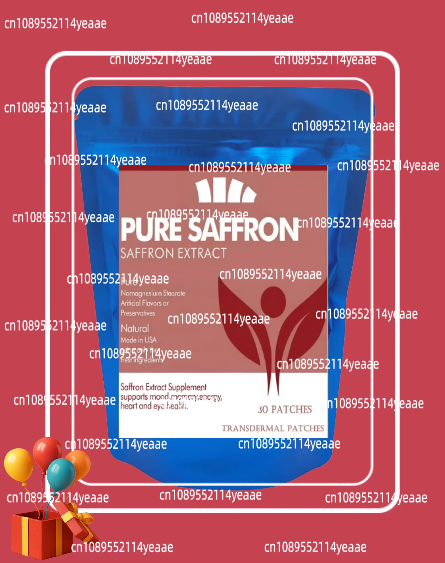 Saffron Transdermal Patches Helps Support Optimal Mood, Energy And Metabolism 30 Patches