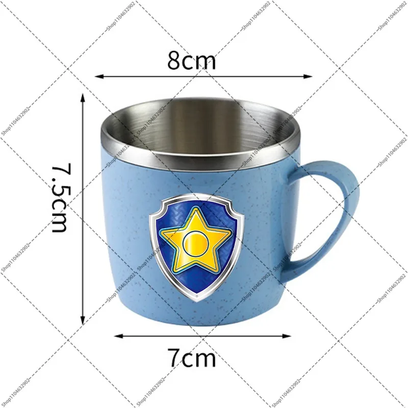 Paw Patrol Portable Stainless Steel Coffee Mug Chase Skye Cartoon Anime Pattern Printed Water Cup Household Couples Milk Cups