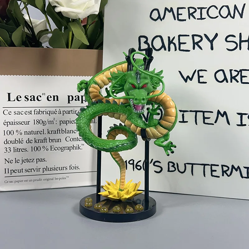 17cm Anime Dragon Ball Z Figure Shenron Goku Figurine PVC Action Figure Model Children Collectible Dolls Toys Gifts