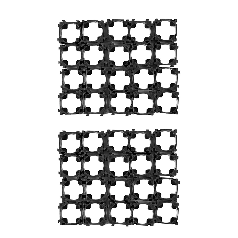 Support de batterie au lithium pour bricolage, cellule 18650, support rapide, 40 pièces