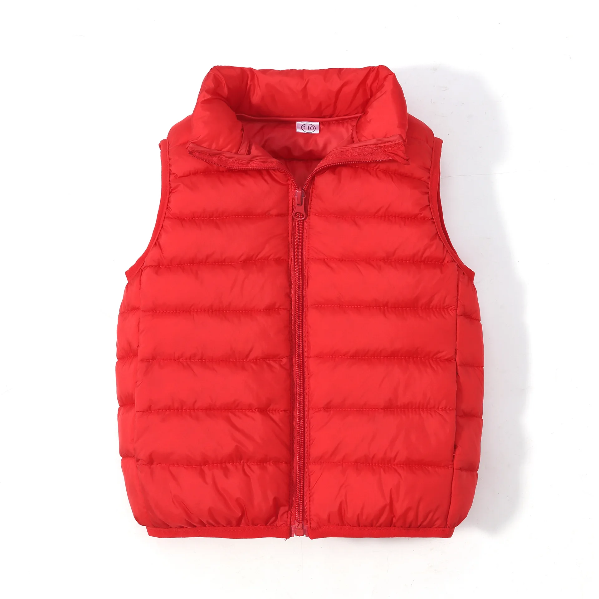 

New children's lightweight vest for spring and autumn 2025, boys and girls to wear outside, and warm vest for autumn and winter