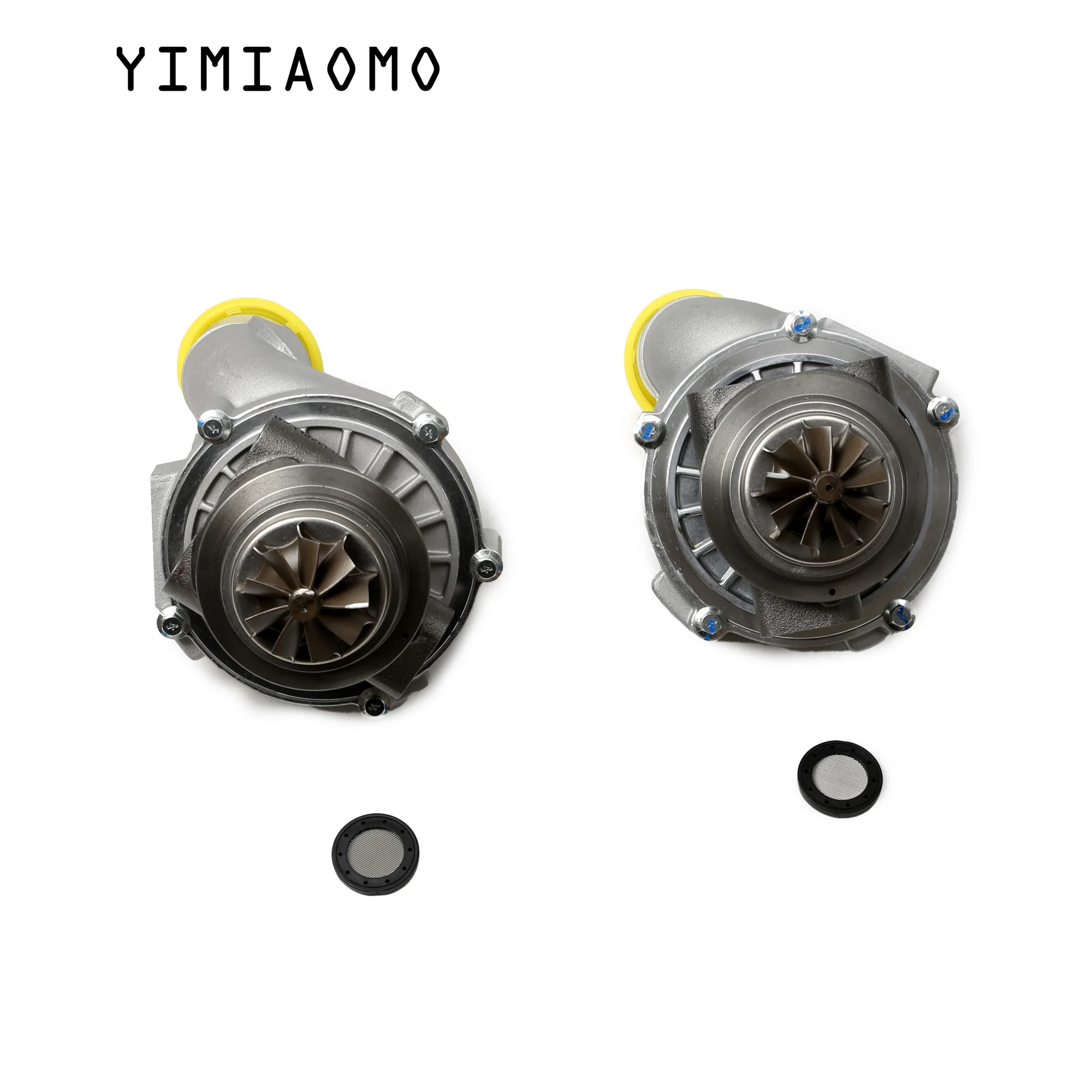 High Power Turbine Semi-assembly Right & Left Exhaust Turbocharger Oil Pump Filter For Audi A8 S8 Quattro 4.0T CGTA CTFA