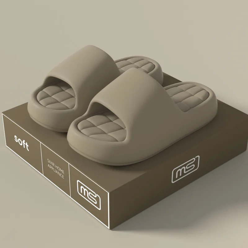 

Slipper Woman House Cloud Summer Sandal Men Flip Flops Thick Beach Non Slip Soft Home Flat Shoes couple Bathroom Slide Platform