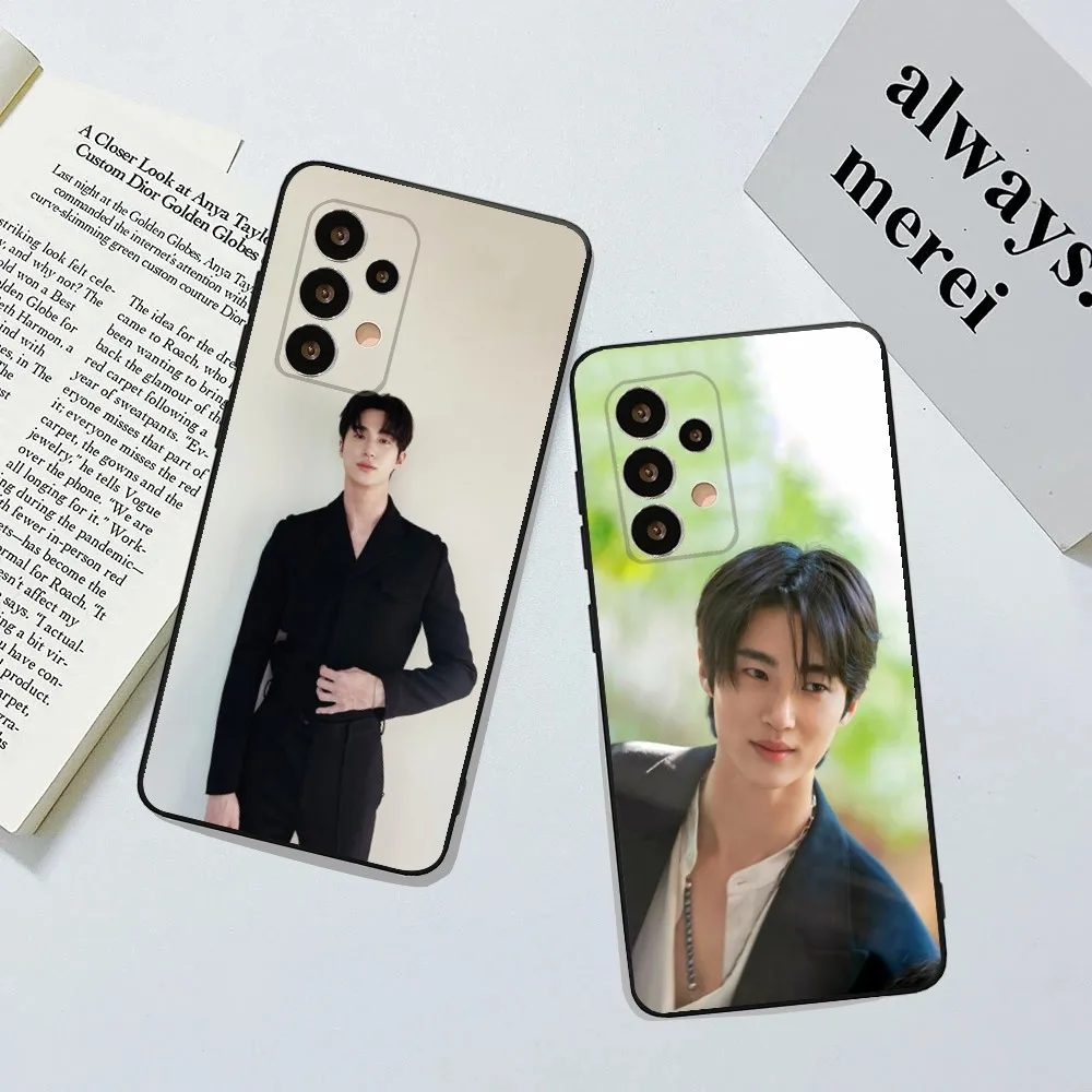 Woo seok B-byeon Phone Case For Samsung Galaxy A13,A21s,A22,A31,A32,A52,A53,A71,A80,A91 Soft Black Cover