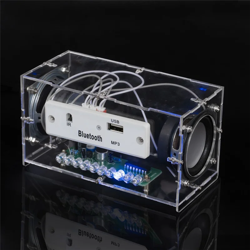 

-HOPE DIY Bluetooth-динамик электронный комплект музыкальный спектр MP3-усилитель многофункциональный 1 комплект