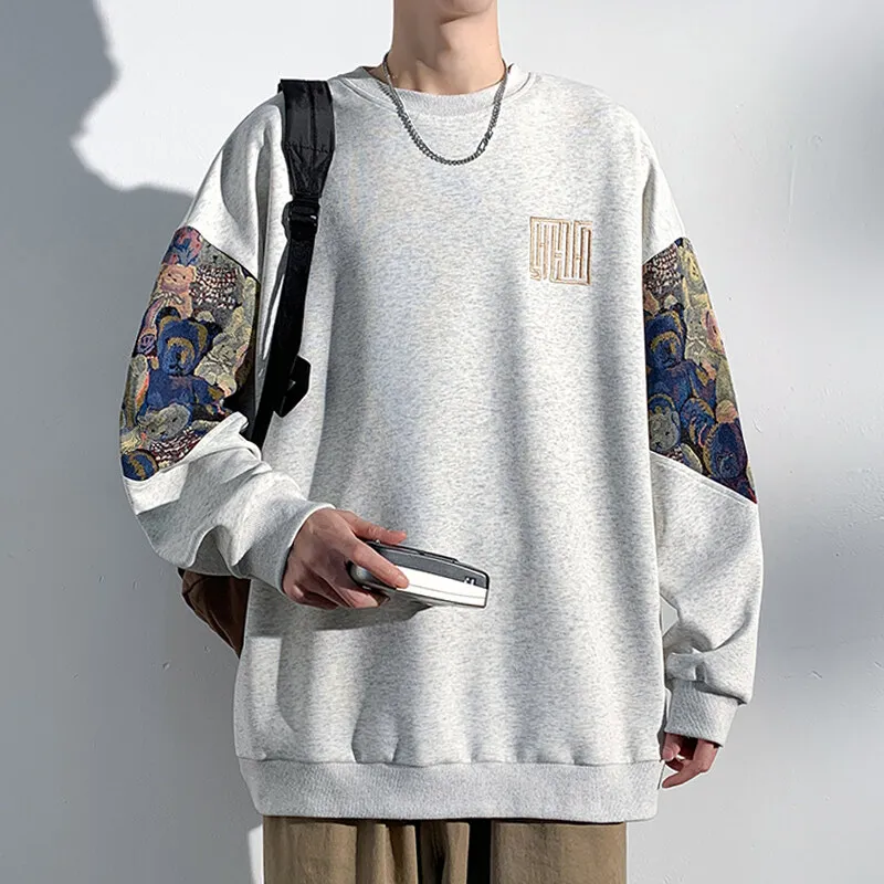 

Casual Men's Hoodies 2025 Spring Autumn Youth Streetwear Fashion Pullovers Outdoor Sports Loose Sweatshirts Pull On Top Clothing