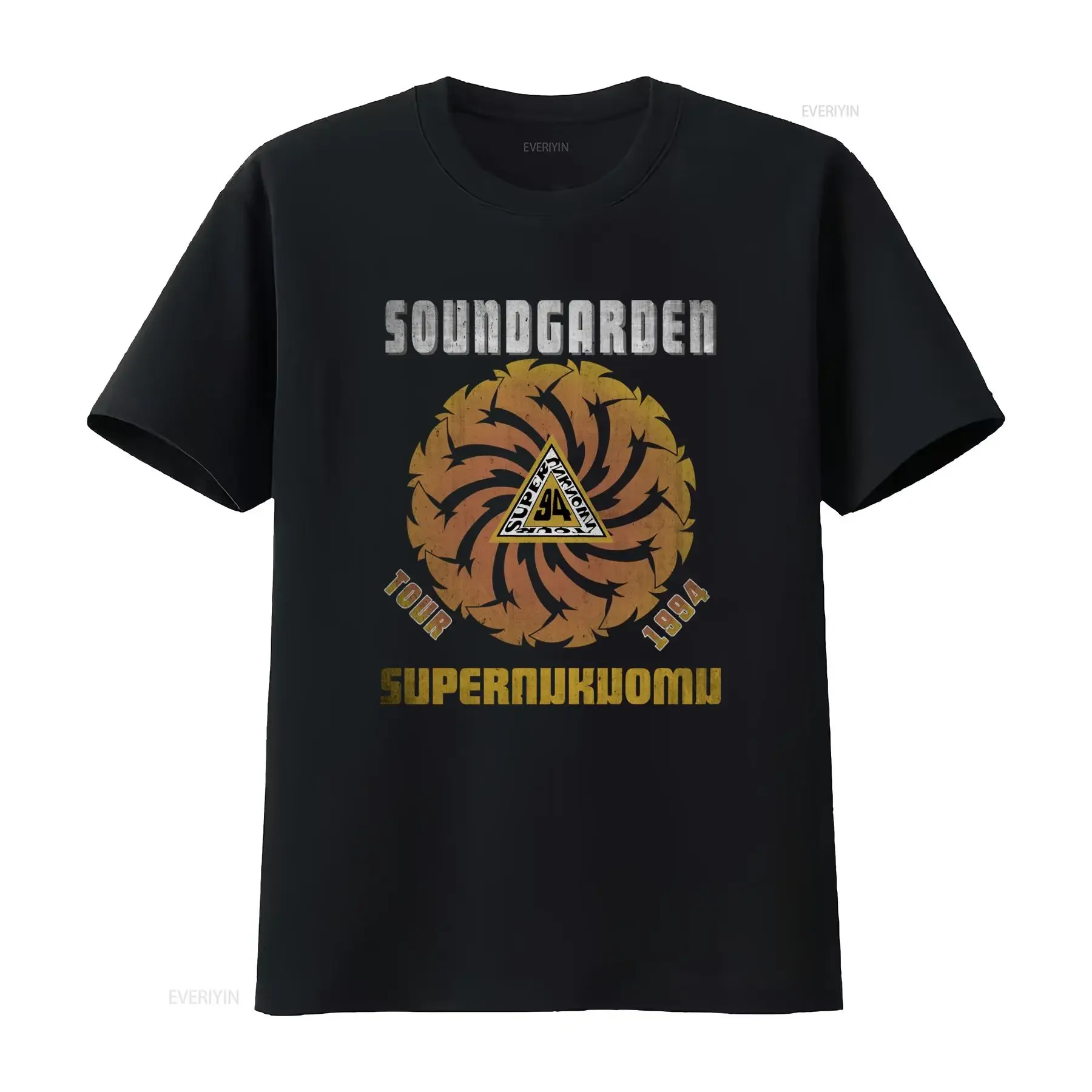Soundgarden Superunknown Tour 1994 T Shirt Vintage Rock Band Design vintage Washed Versatile Stretched fashion graphic Slightly
