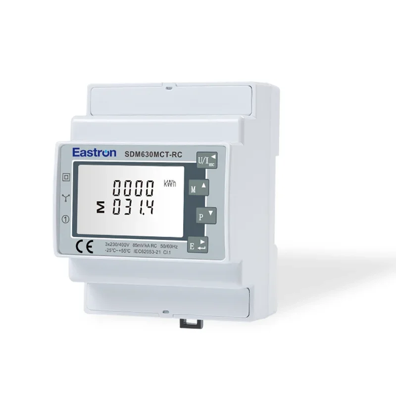 SDM630MCT-RC+3pcsESCT-RC100/150 Three Phase Three Wire Rogowski Coil Energy Meter High Precision Energy Meter with Rogowski Coil