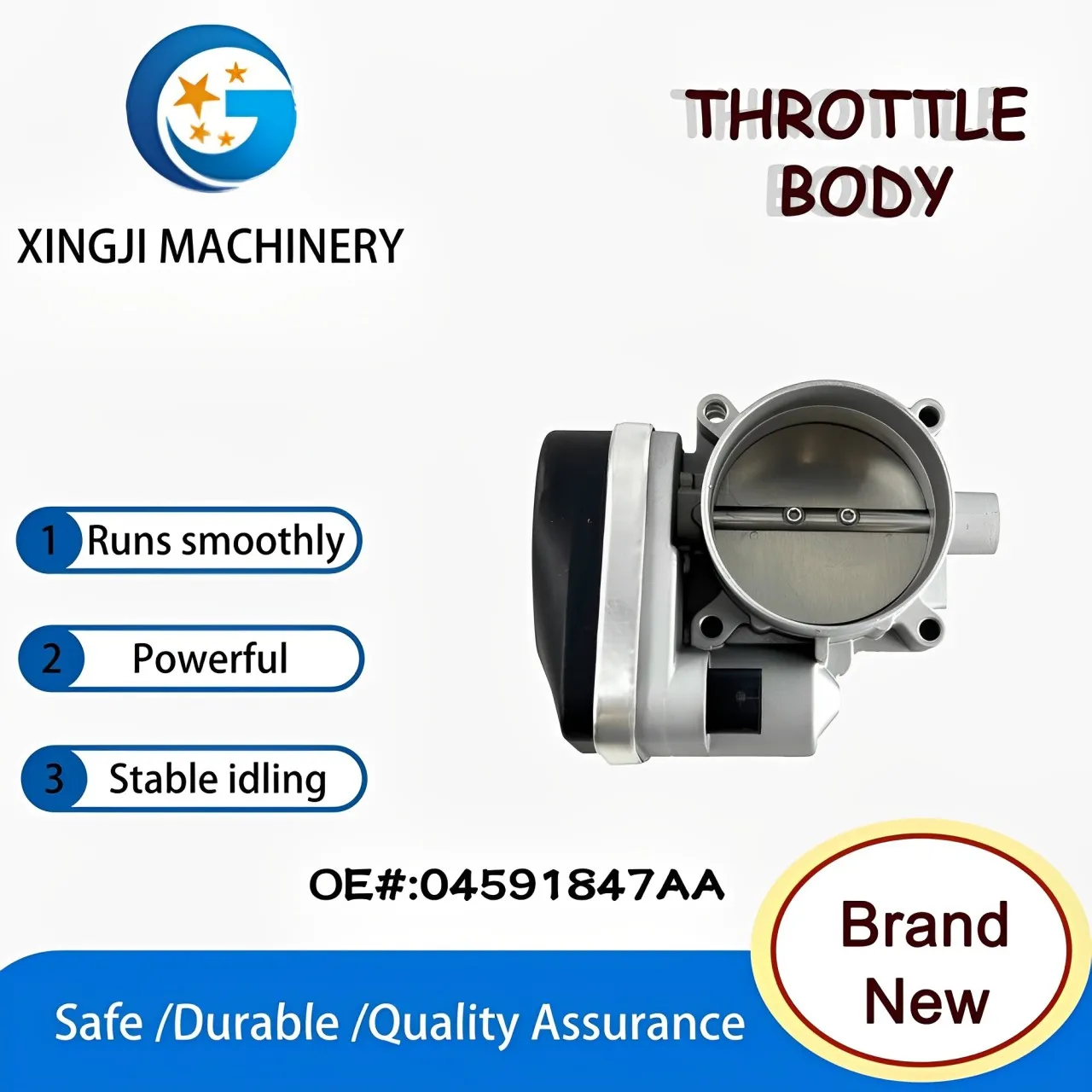 

XingJi Parts Throttle body OE 4591847AC 4591847AA 4591847AB Fit for Chrysler 5.7L 345Cu. In. V8 FLEX OHV Naturally Aspirated